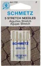 Schmetz 1722 Stretch Needles, 130/705 H-S 75/11, 5 per pack