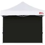 MASTERCANOPY Instant Canopy Tent Sidewall for 10x10 Pop Up Canopy, 1, Black