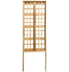 Premium Cedar Griffin Trellis by Prime Retreat Brown 68H