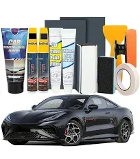 Car Scratch Repair Kit,Deep Scratch Repair Kit for Cars,Car Paint Scratch Repair for Paint Scratches Branch Scratches Nail Scratches Swirl Remover,Touch Up Paint Cars（Bright Silver + Titanium Silver）