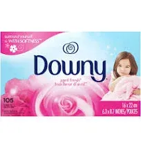 Downy April Fresh Fabric Softener Dryer Sheets 120 Count