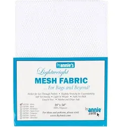 Annie Lightweight Natural Mesh Fabric LTWT 18x54, 54 Inches