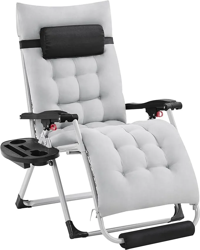 29in Zero Gravity Foldable Premium Reclining Lounge Recliner