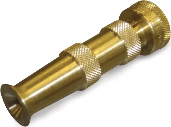 12380 Heavy-Duty Brass Adjustable Hose Nozzle