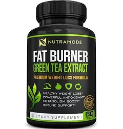 Premium Green Tea Extract Fat Burner Supplement with EGCG-Natural Appetite Su...