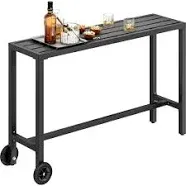 Mcferran's Inc Moasis Patio Metal Counter Table