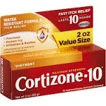 Cortizone-10 Maximum Strength Water Resistant Formula Anti Itch Ointment (2 oz)