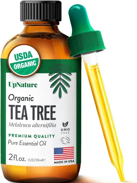 UpNature Organic Tea Tree Oil 100% Pure Tea Tree Essential Oil for Skin