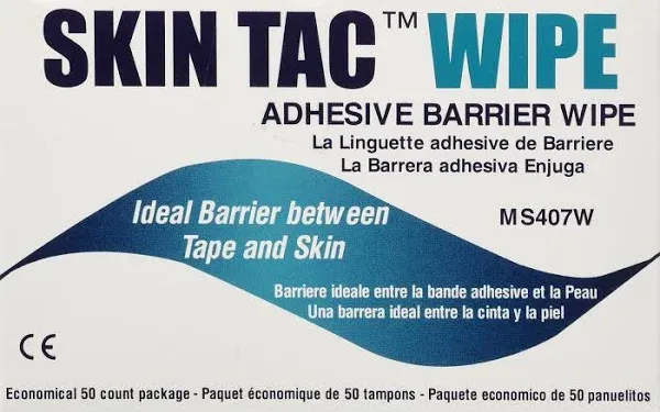 Skin Tac Adhesive Barrier Prep Wipe, 50/Box (Box of 50) by Torbot Group Inc.