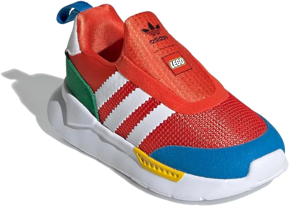 adidas ZX 360 + Lego Infant Sneakers, Bold Orange/Cloud White/Shock Blue