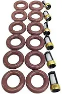 FUEL INJECTOR REPAIR KIT O-RINGS FILTERS 1993-1995 JAGUAR X6 4.0L L6 D3155KA