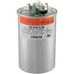 50+5 Uf ±6% 50/5 MFD 370/440 VAC CBB65 Dual Run Start round Capacitor for Conden