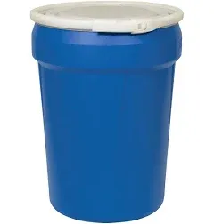 Eagle 30 Gallon Blue Barrel Drum 1601B