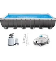 Intex ZX100 Auto Pressure Side Pool Cleaner with Ultra XTR Frame Swimming Pool