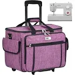 Rolling Sewing Machine Case, Detachable Rolling Sewing Machine Carrying Case on 