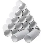 60 Pack Thick Cardboard Tubes for Crafts - Bulk Craft Rolls - Round Cardboard Tubes - Toilet Paper Rolls Crafts - Craft Tubes - Paper Tube for Arts & Crafts - 1.57 x 3.9 Inches - White