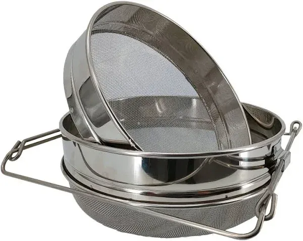 AukBeeFun 5 Gallon Bucket Stainless Steel Honey Strainer