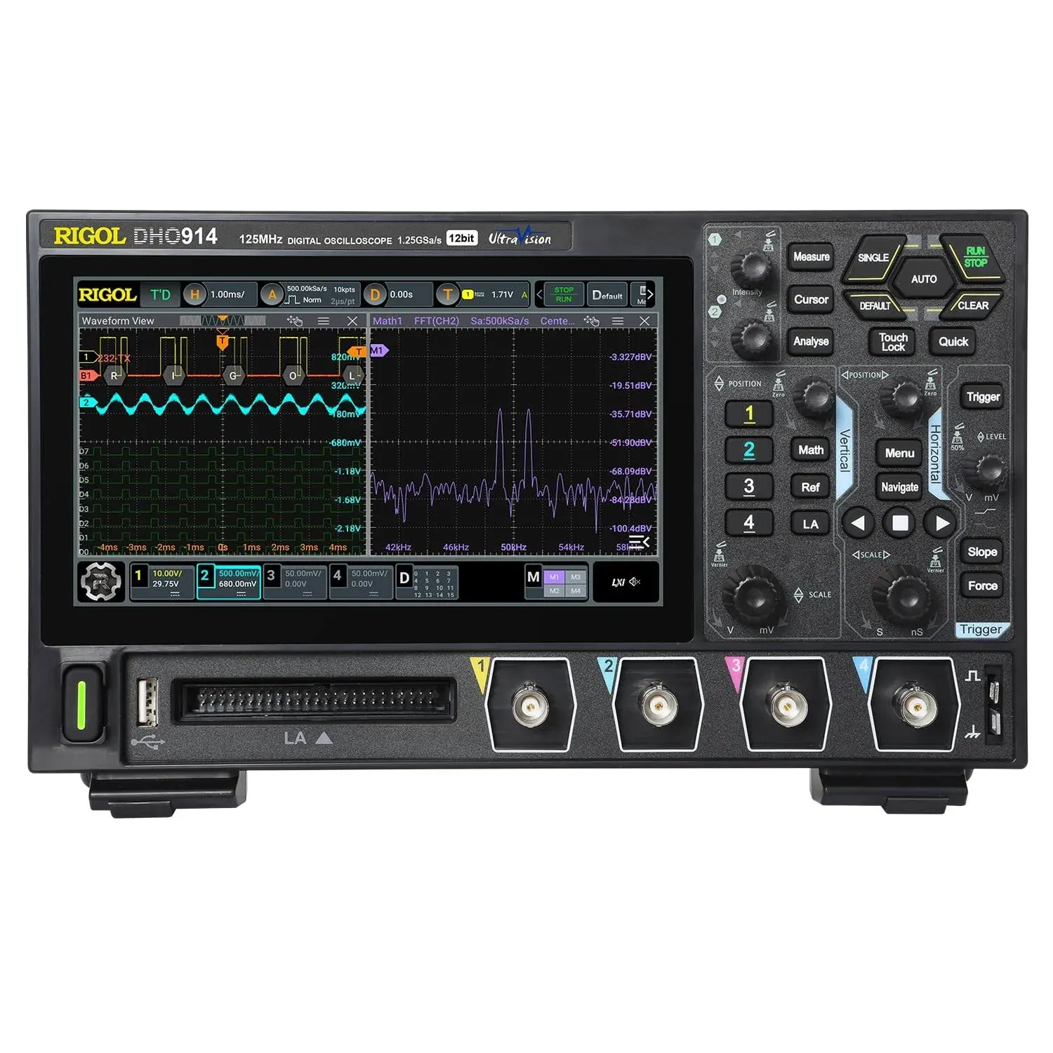 Rigol DHO914 125MHz High-Definition Oscilloscope