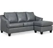 Genoa Leather Sofa Chaise