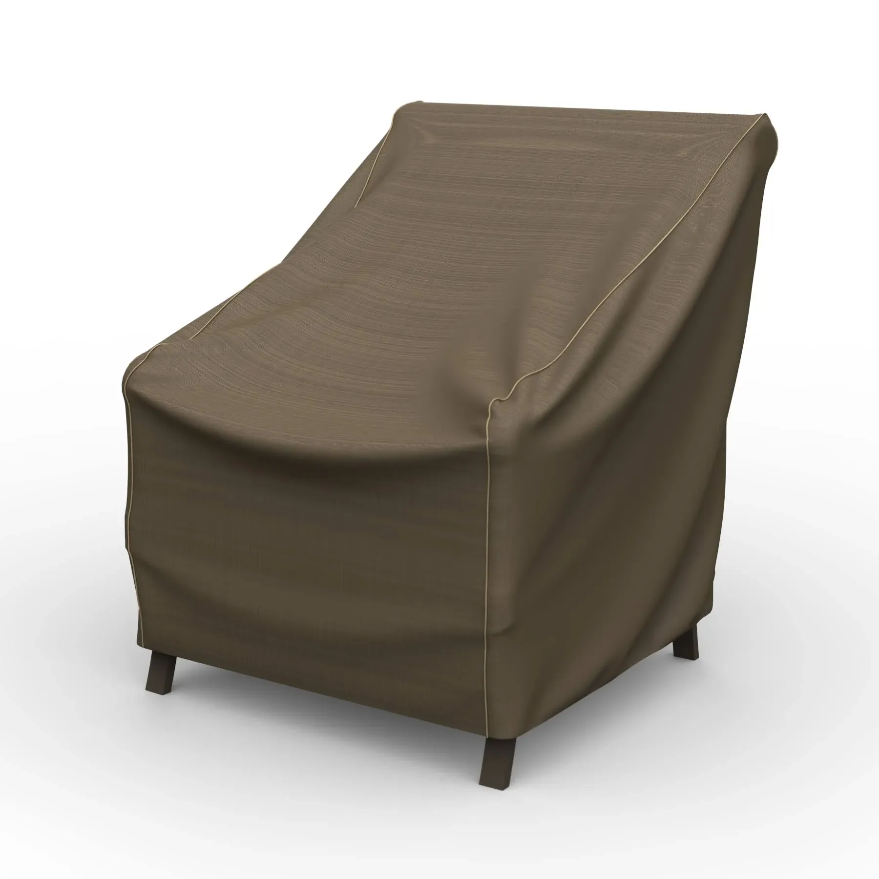 Budge StormBlock Hillside Medium Black and Tan Patio Chair Cover