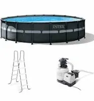 Intex Ultra XTR 16ft x 48in Above Ground Pool Set with Pump and Cleaner Vacuum