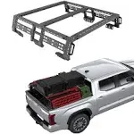 IIIREENO Full-Size Pickup Fit for Overland Bed Rack/Adjustable Truck Cargo Carrier Compatible with Ford F-Series,Silverado, Sierra,Ram 1500&HD,