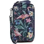 Vera Bradley RFID Large Smartphone Wristlet : Flamingo Garden