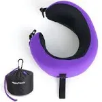 Cushion Lab Ergonomic Travel Pillow - Purple - M