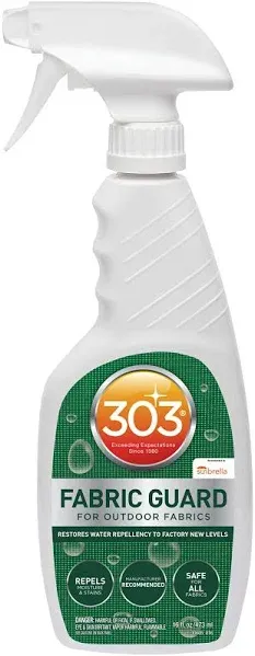 303 Outdoor Fabric Guard Stain Protector Repellant Spray Treatment, 32 Ounces