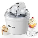 KECOOLKE Ice Cream Maker, Teacher Appreciation Gifts Electric Ice Cream Machine Soft Serve Homemade 1.5 Quart Frozen Yogurt, Sorbet,gelato