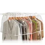 Richards Homewares Clear Vinyl Storage Closet Garment Cover