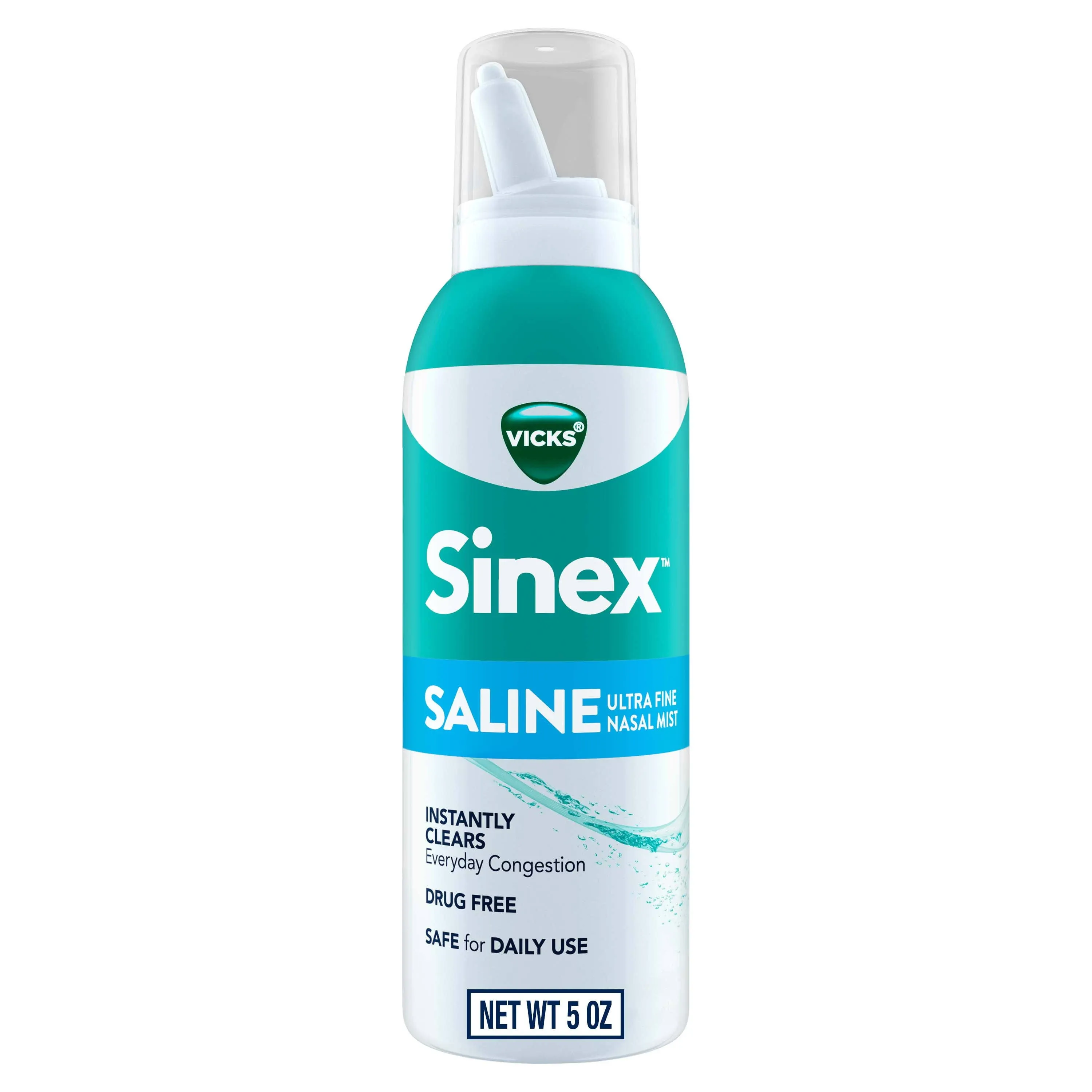 Vicks Sinex Saline Ultra Fine Nasal Spray Mist (5 oz)