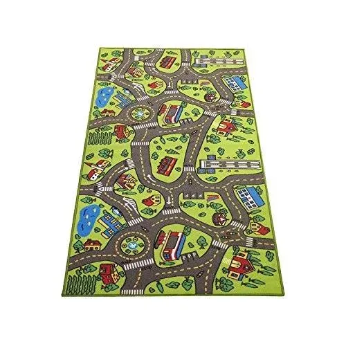 Carpet City Play Mat - Play, Learn &amp; Have Fun Safely - For Cars &amp; Toys