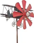 Wind & Weather Biplane with Solar Light