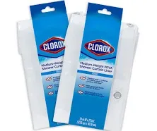 Clorox Medium Weight Peva Shower Curtain Liners