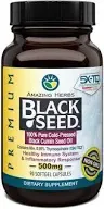 Amazing Herbs Cold-Pressed Black Seed Oil, 500 mg, Softgels - 90 count