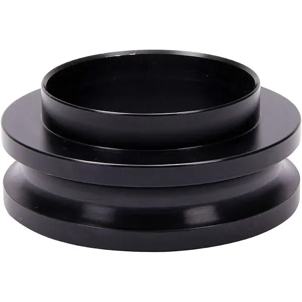 Allstar ALL64195 2.5&#034; Coil-Over Spring Spacer 1 in Tall Aluminum Cup Black 