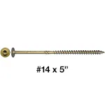 #15 Construction Lag Screw Exterior Coated Torx/Star Drive Heavy Duty 