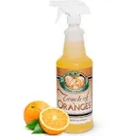 Wood Cleaner &amp; Polish Spray Real Orange Oil Luster Finish, Clean Kitchen Cabi...