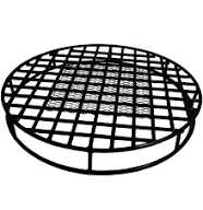 Simond Store 29.5-Inch Round Heavy-Duty Steel Fire Pit Grate