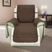 RBSC Home 23 Inch Recliner Cover -Brown Waterproof Anti - Slip Smal