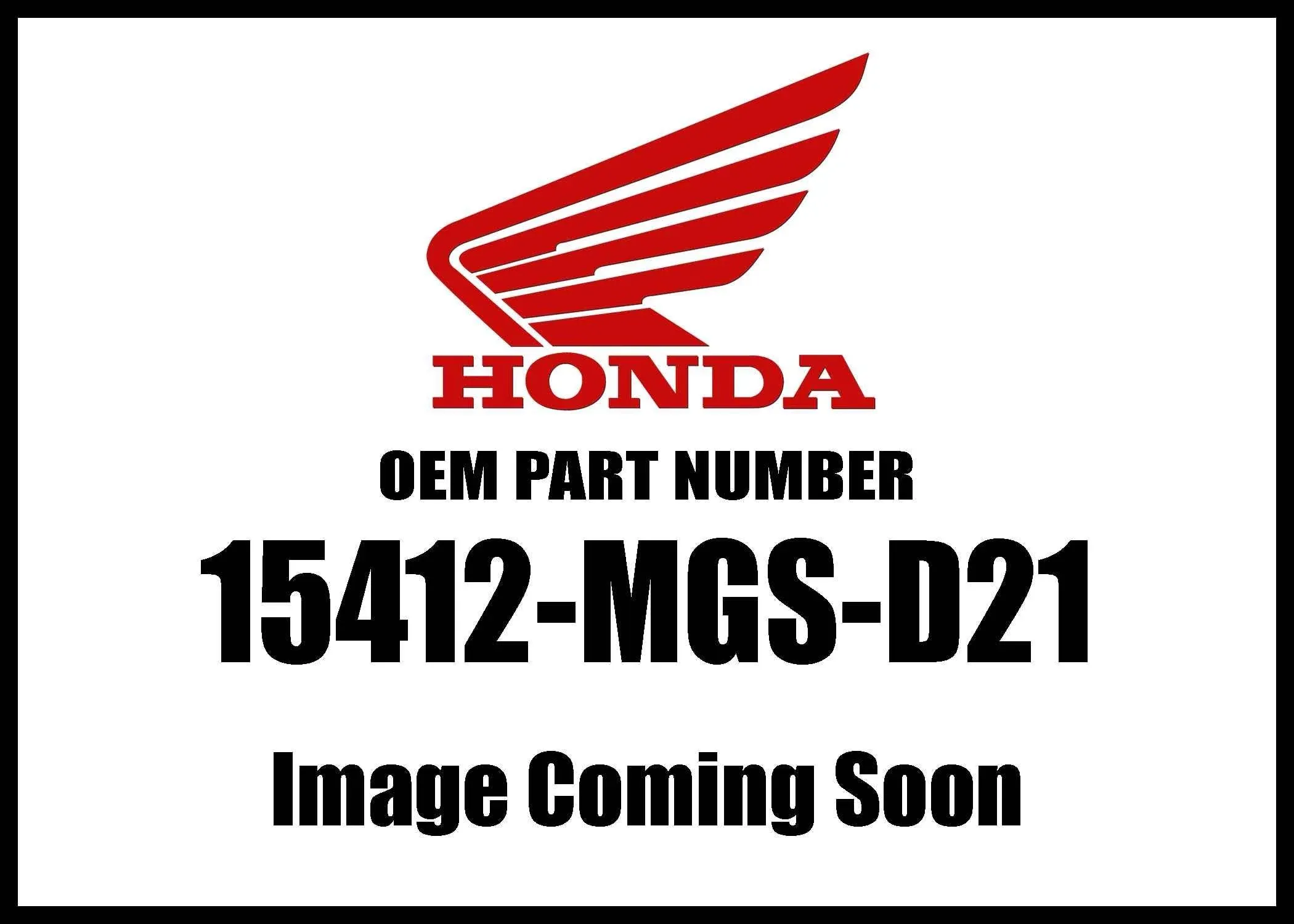 HONDA 15412-MGS-D21 ELEMENT, OIL FILTER