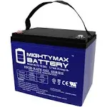 Mighty Max 12-Volt 75 Ah Gel Rechargeable Battery ML75-12GEL