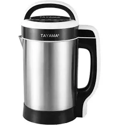 TAYAMA Multi-Function<wbr/>al Stainless Steel Soy and Nutmilk Maker, 1.3L ww