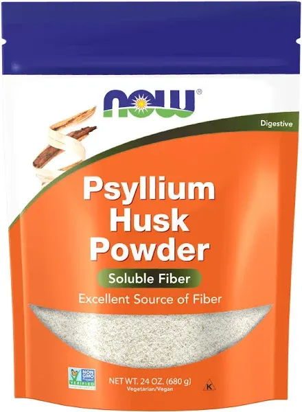 Now Foods Psyllium Husk Powder - 12 oz bottle