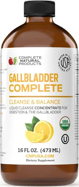 Gallbladder Complete 8oz - Organic Gallbladder Stone Cleanse &amp; Sludge Detox