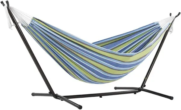 Vivere 9ft Double Hammock with Stand