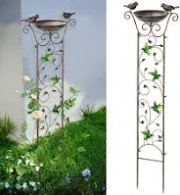 SUNNYPARK Bird Bath with Trellis