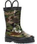 Western Chief Toddler Boys' Camo Rain Boots - Green 10