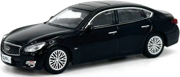 1/64 Scale Diecast Cars Infiniti Q70L for Adults Collection Black